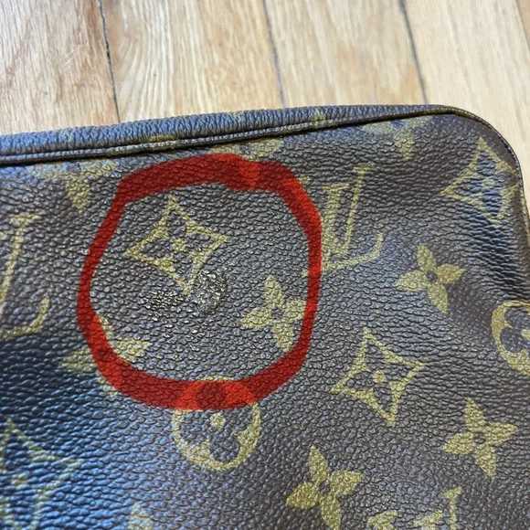 Vintage Louis Vuitton Brown Monogram Clutch Bag: Read Description - Picture 14 of 17